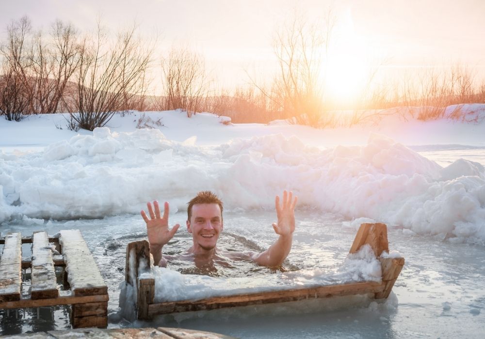 fundraising challenge winter swim Scotland